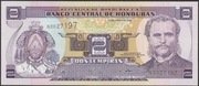 Honduras 2 lempiras 2003 - stan bankowy UNC