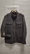 Płaszcz Ben Sherman r. XL szary Wełna Kurtka