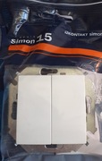 Łącznik Świecznikowy SIMON15 biały - nowy