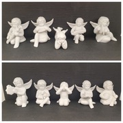10 porcelanowych aniołków Rosenthal