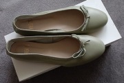 Baleriny HEGO'S - zielone rozm. 38 NOWE 