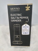Elektryczny Młynek 2-w-1 do Soli i Pieprzu MOVNO