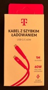 Kabel USB Typ C z szybkim ładowaniem 60W 1M T-Mobile