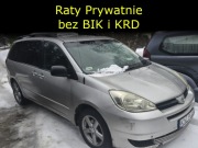 Toyota Sienna Raty Prywanie 8os Nowy Akumulator Benzyna+Gaz 226441km 2005r.