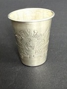 Kieliszek herb Lubicz srebro Warszawa II RP