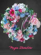 Duży wianek na drzwi 