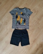 Piżama piżamka chłopięca 134/140 dwuczęściowa