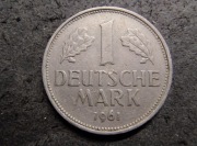 Niemcy RFN 1 marka 1961 F