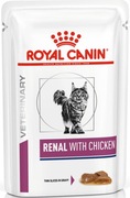 Saszetka Royal Canin Renal With Chicken Kurczak Dla Kota 85g x 11 sztuk