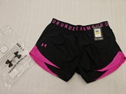 Spodenki damskie szorty fitness krótkie Under Armour usa Black pink 