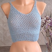 Bawelniano-bambusowy Top.Handmade.