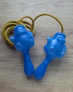 Skakanka PRL gumowa zabawka pingwin vintage 