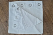 Zasłony gotowe 140x250 cm – 2 sztuki, kolor off white, na przelotkach