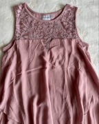 Sukienka damska koronka elegancka różowa nowa