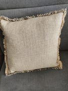 Poszewka na poduszkę 40x40 beż szary