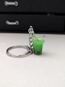 Winogronowe Bubble Tea z jasną słomką