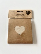 Balon foliowy Serce srebrny 80 cm