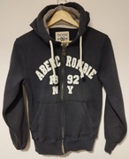 Abercrombie and Fitch BLUZA dziecięca CHŁOPIĘCA z kapturem na suwak 134-140
