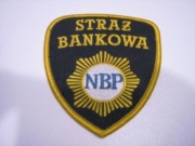 Naszywka straż bankowa NBP