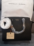 Mariella Burani elegancka torebka damska czarna klasyczna premium