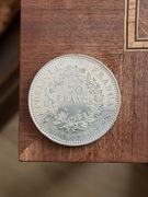 Herkules 50 franków 30g 1977. Stan bankowy