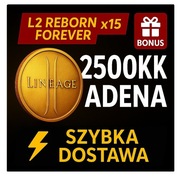 Lineage 2 L2 Forever x15 New [H5] | 2.5KKK Adena 2500KK | Szybko + Bonus