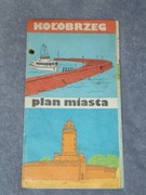 Kołobrzeg mapa, plan miasta 1983