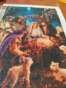 SPRZEDAM GOTOWY JUŻ OBRAZ Z HAFTU DIAMENTOWEGO BEZ RAMKI  30X40