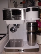 Ekspres ciśnieniowo-przelewowy Yoer Dualio 850 W biały