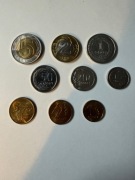 5zł,2zł,1zł,50gr,20gr,10gr,5gr,2gr,1gr. - zestaw z 2008 roku