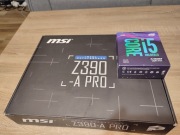 Płyta główna MSI Z390-A PRO + procesor Intel Core i5-9600KF