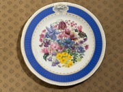 ROYAL CHELSEA 1991 Talerz ozdobny porcelanowy KWIATY