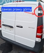 Mercedes Vito W447 V-class, zawias tylne drzwi, prawy górny A4477400737