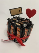 Tort ze słodyczy Pudełko na Prezent Walentynki 