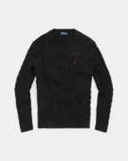 Polo Ralph Lauren - czarny sweter męski, 100% bawełna - M