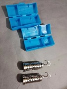 Zestaw ciężarków szczelinowych z wieszakiem i etui Qwork 2szt