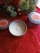 Świąteczna świeca imbir z kurkumą