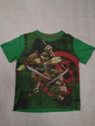 Zielona bluzka z krótkim rękawem Wojownicze Żółwie Ninja 122