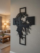 Krzyż metalowy 60cm 