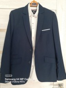 Marynarka granatowa + koszula