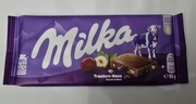 MILKA czekolada rodzynki orzech TRAUBEN & NUSS 90g DE