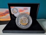 BACTRIAN CYBELE DISK Partial Gilded Archeology Symbolism Cook Islands 2021