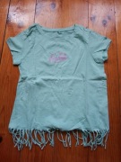 t-shirt dziewczęcy Next 134 zielony Jak Nowy