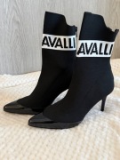 Nowe Botki Roberto Cavalli Sport Skarpetowe Szpilki Rozmiar 37