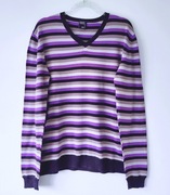 Sweter w serek, w paski Reserved 42