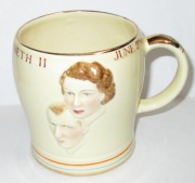 KUBEK KORONACYJNY / ELIZABETH II & FILIP / 1953