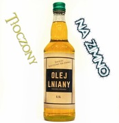 Olej Lniany Tłoczony Na Zimno 500ml