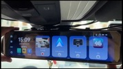Lusterko rejestrator przód i tył z Android Auto, CarPlay, FM Trans, BT