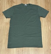 Zielona, oliwkowa koszulka pod mundur M 100% bawełna