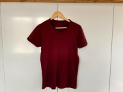 STYLOWA KOSZULKA FSBN | REGULAR FIT XS – BORDOWA